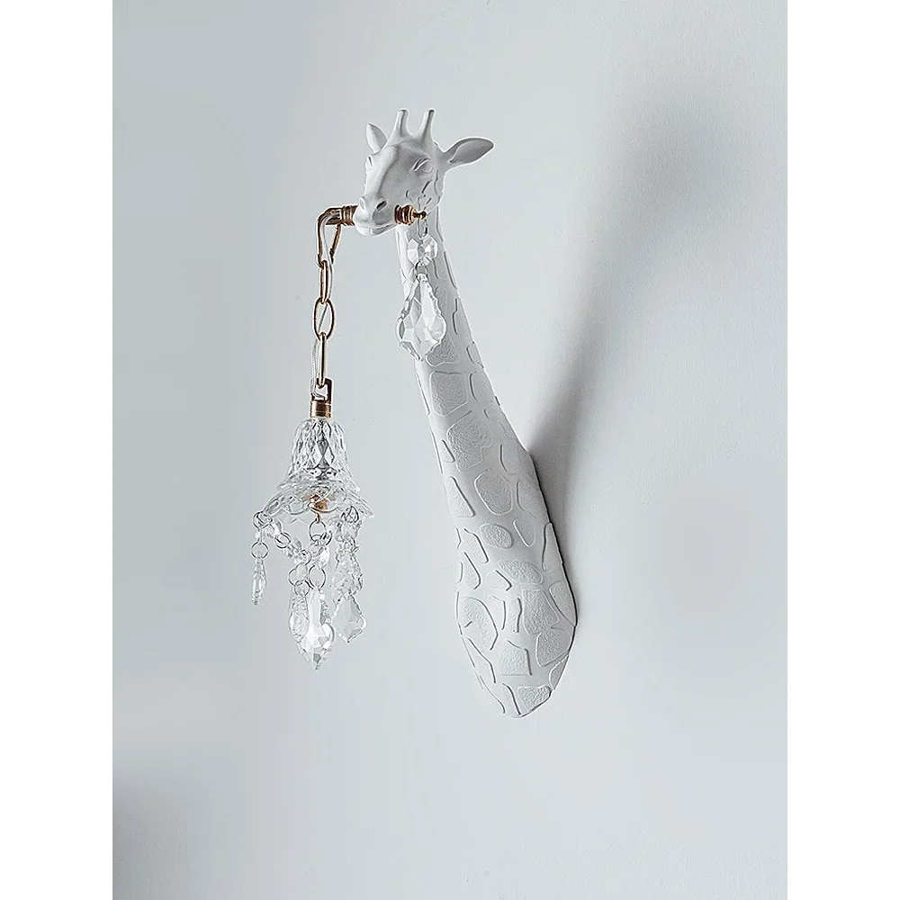 RESIN GIRAFFE WALL LAMP