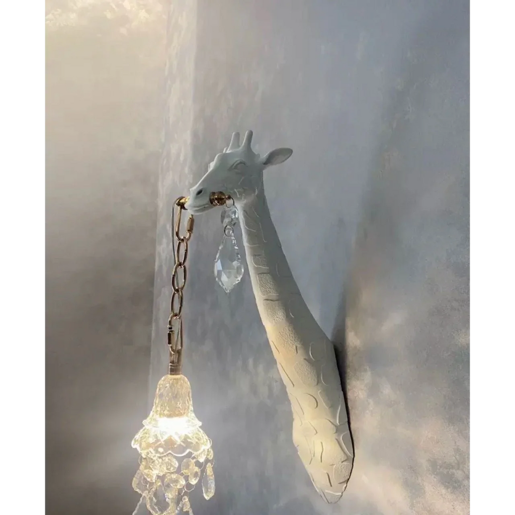 RESIN GIRAFFE WALL LAMP