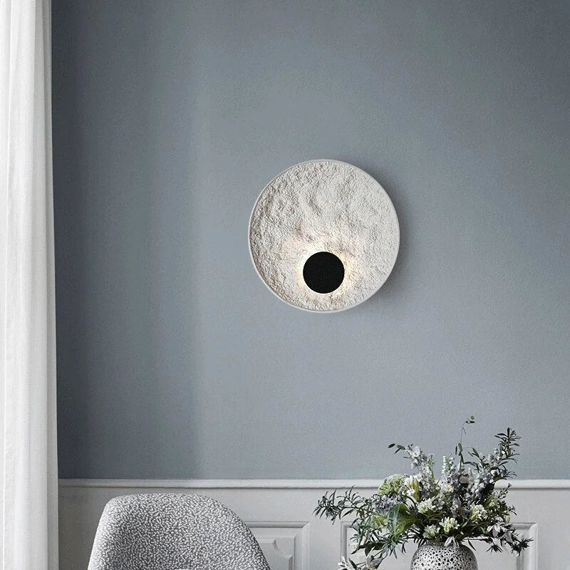 RESIN ROUND WALL SCONCES