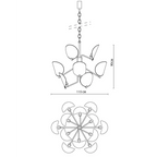 RETRO BRASS STATEMENT CEILING LIGHT | CLVHGS01