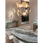 RETRO BRASS STATEMENT CEILING LIGHT | CLVHGS01