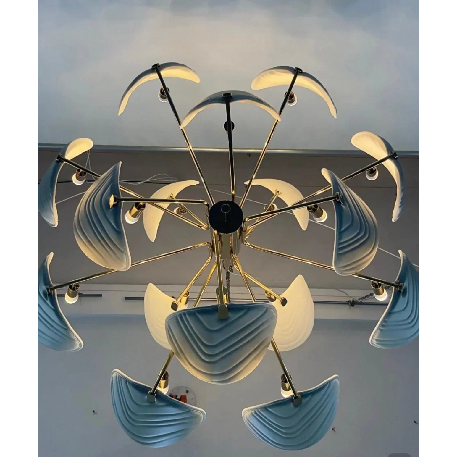 RETRO BRASS STATEMENT CEILING LIGHT | CLVHGS01