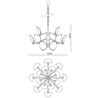 RETRO BRASS STATEMENT CEILING LIGHT | CLVHGS01