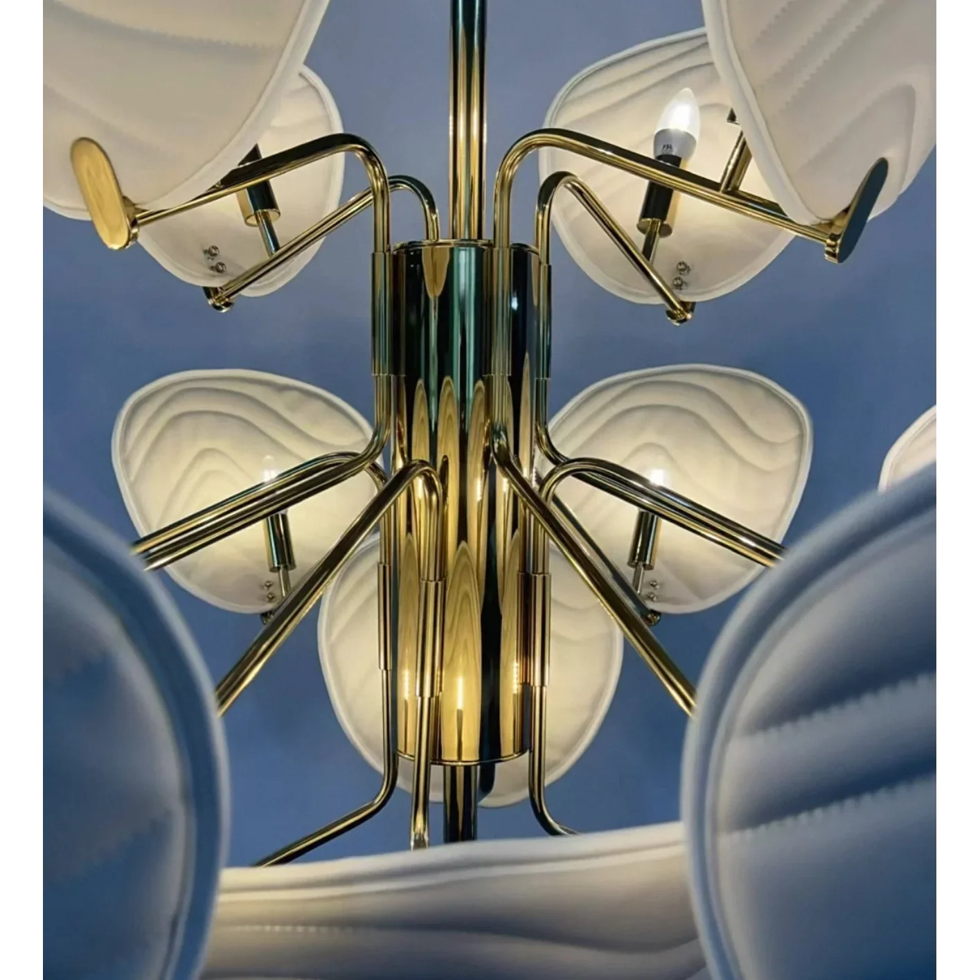RETRO BRASS STATEMENT CEILING LIGHT | CLVHGS01