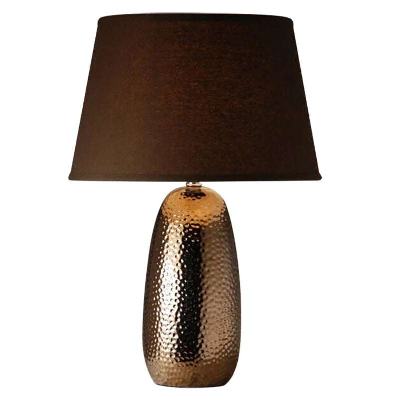 RETRO BROWN CERAMIC TABLE LAMP | CL902320