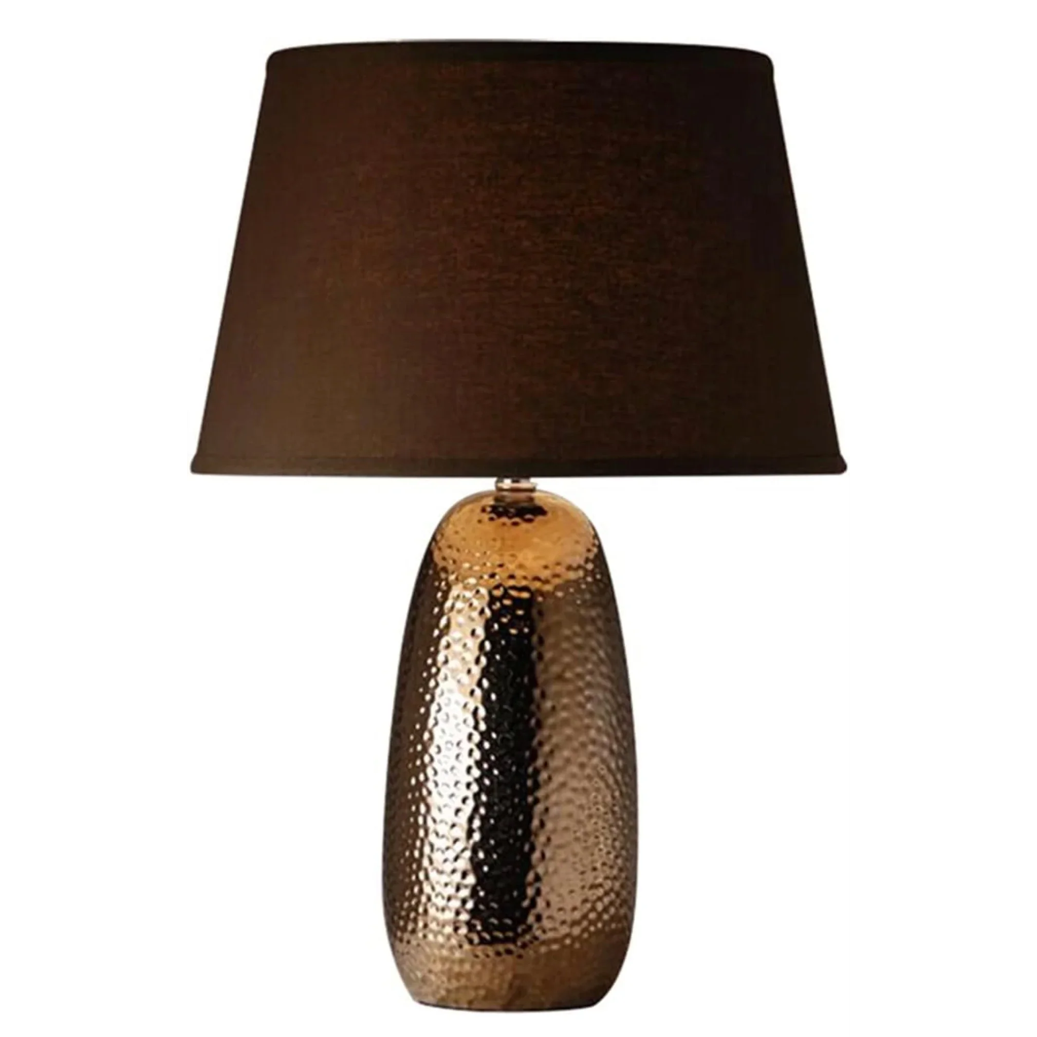 RETRO BROWN CERAMIC TABLE LAMP | CL902320