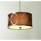 RETRO CHIC GOLD IRON PENDANT LIGHTS