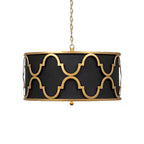 RETRO CHIC GOLD IRON PENDANT LIGHTS