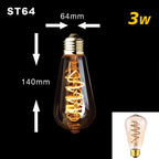 RETRO VINTAGE LED FILAMENT BULBS E27