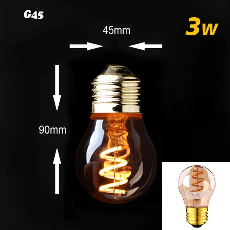 RETRO VINTAGE LED FILAMENT BULBS E27