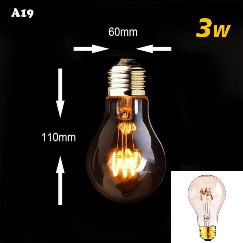 RETRO VINTAGE LED FILAMENT BULBS E27