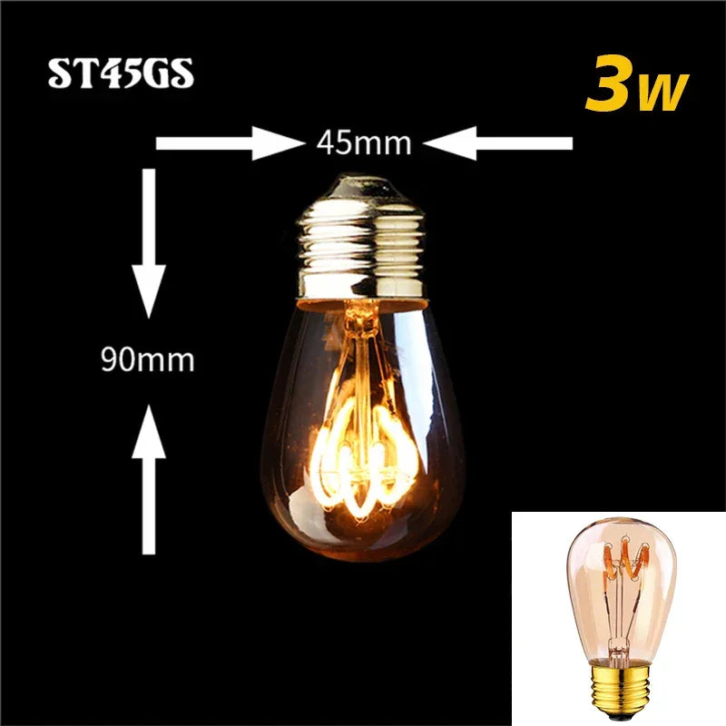 RETRO VINTAGE LED FILAMENT BULBS E27