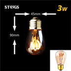 RETRO VINTAGE LED FILAMENT BULBS E27