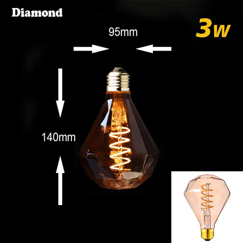 RETRO VINTAGE LED FILAMENT BULBS E27