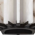 RIBBED ALABASTER PANEL SCONCE | CLFAN831