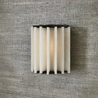 RIBBED ALABASTER PANEL SCONCE | CLFAN831