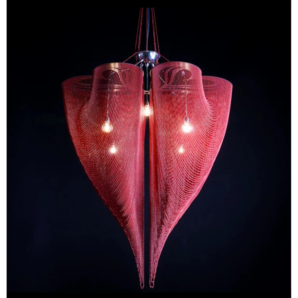 ROSE GOLD CLOVER MESH CHANDELIER | CLFT85200B