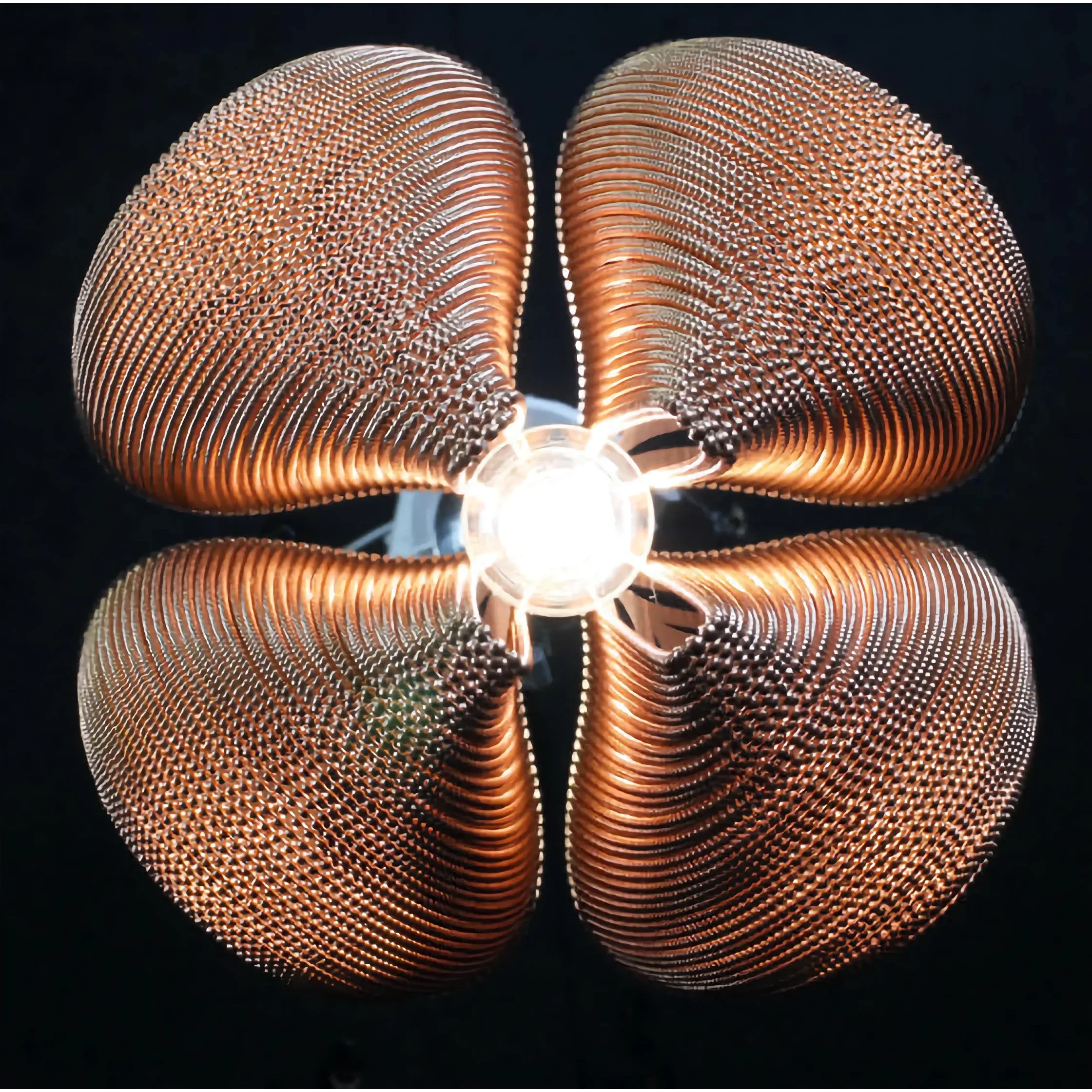 ROSE GOLD CLOVER MESH CHANDELIER | CLFT85200B