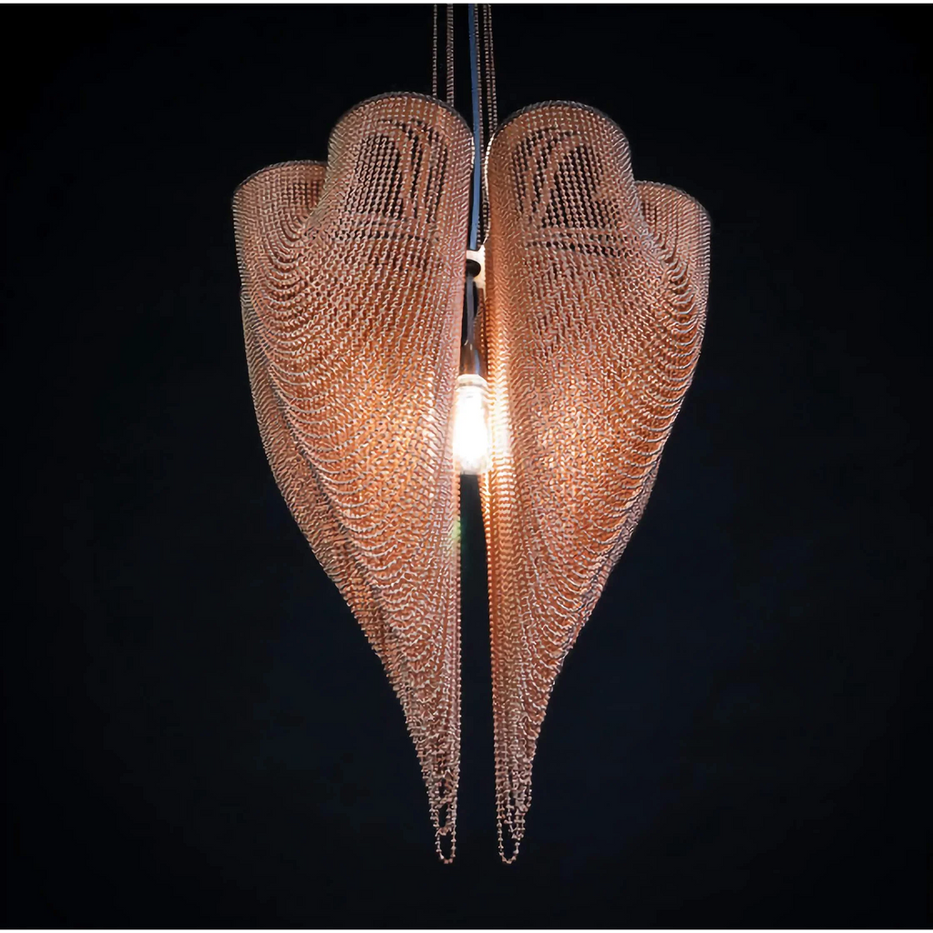 ROSE GOLD CLOVER MESH CHANDELIER | CLFT85200B