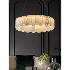 ROUND ALABASTER CHANDELIER | CLFRT0588