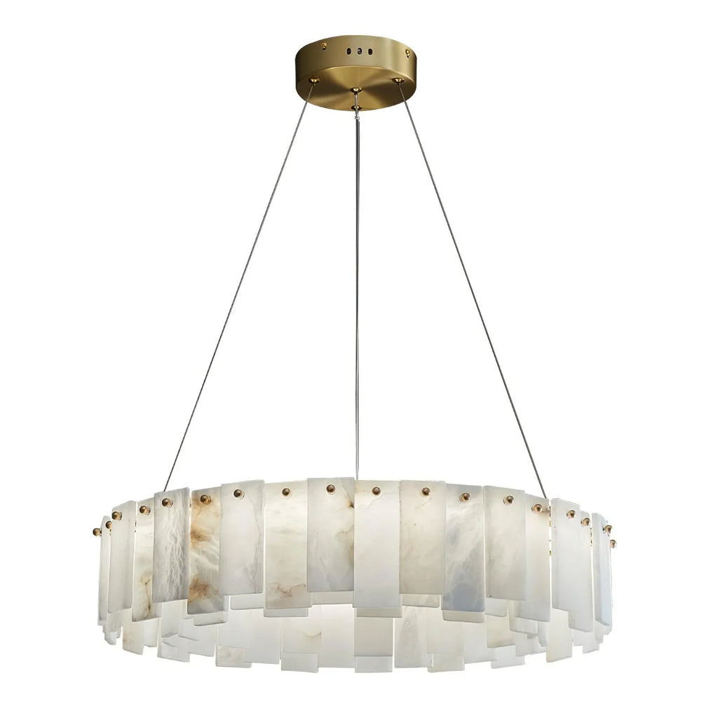ROUND ALABASTER CHANDELIER | CLFRT0588