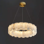 ROUND ALABASTER CHANDELIER | CLFRT0588