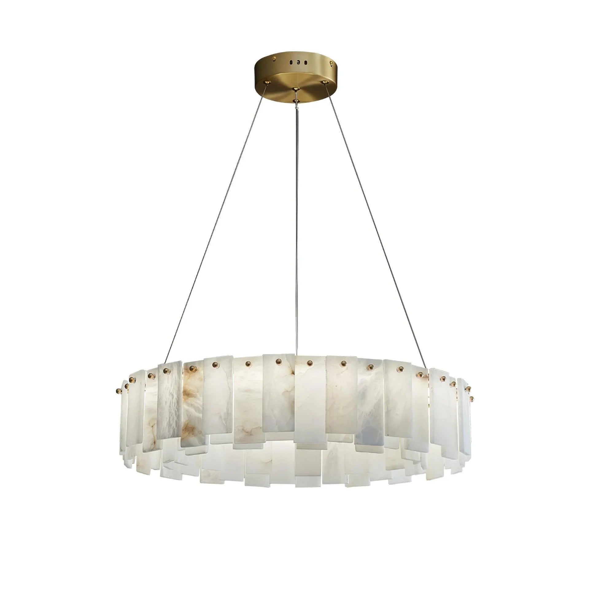 ROUND ALABASTER CHANDELIER | CLFRT0588