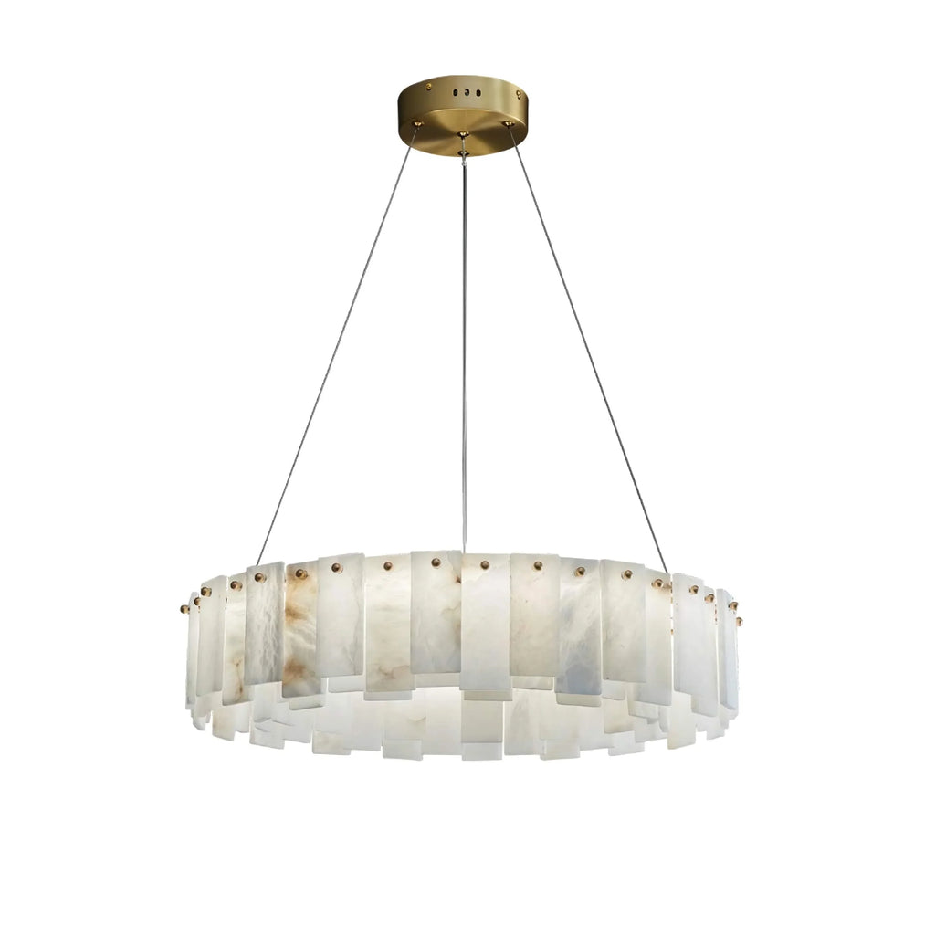 ROUND ALABASTER CHANDELIER | CLFRT0588