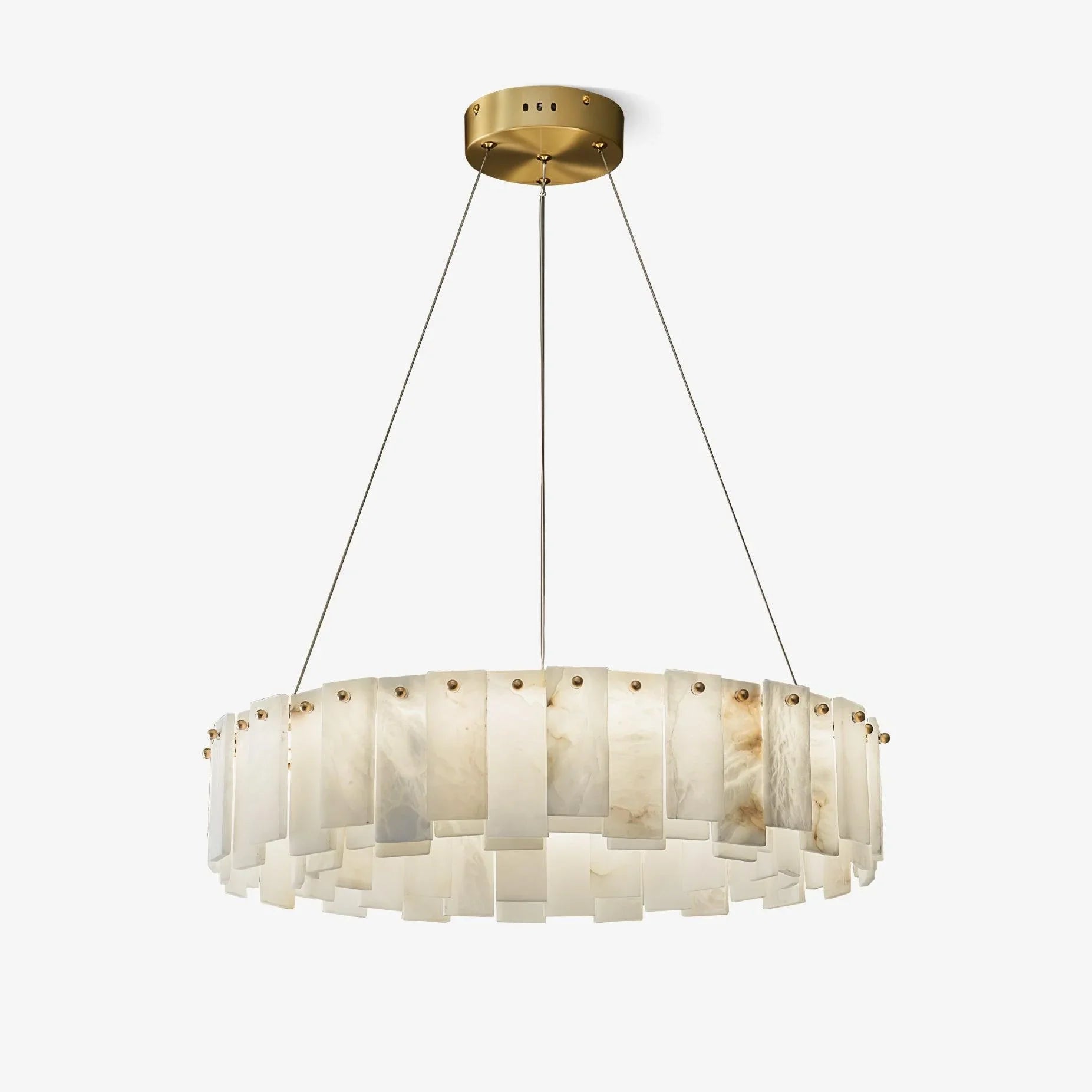 ROUND ALABASTER CHANDELIER | CLFRT0588