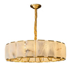 ROUND ALABASTER HALO CHANDELIER | CLPORH022
