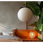 ROUND AUTHENTIC JAPANESE WASHI PAPER LANTERNS PENDANT LAMPS | CL03217