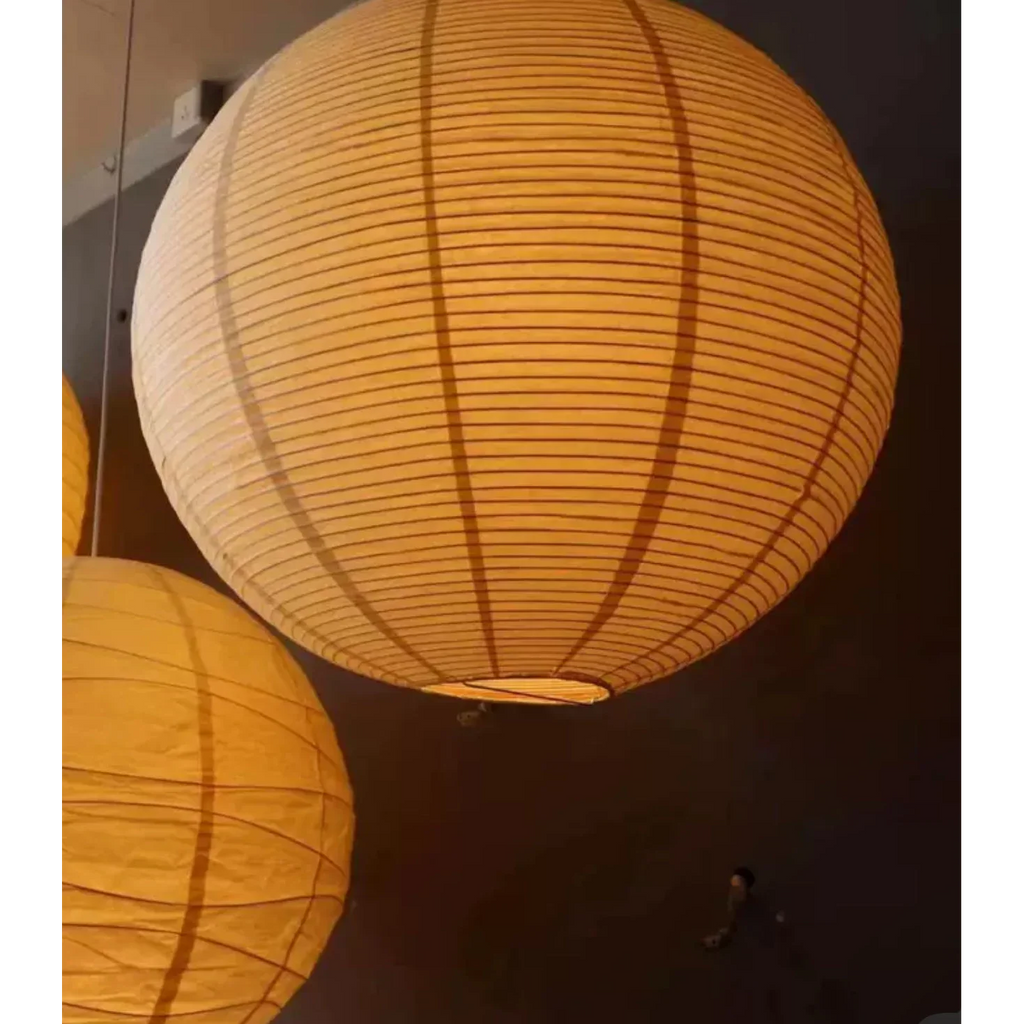 ROUND AUTHENTIC JAPANESE WASHI PAPER LANTERNS PENDANT LAMPS | CL03217