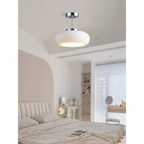 ROUND GLOSSY GLASS SEMI-FLUSH MOUNT | CLOR025A