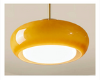 ROUND GLOSSY GLASS SEMI-FLUSH MOUNT | CLOR025A