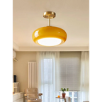 ROUND GLOSSY GLASS SEMI-FLUSH MOUNT | CLOR025A