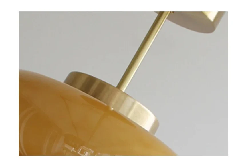 ROUND GLOSSY GLASS SEMI-FLUSH MOUNT | CLOR025A