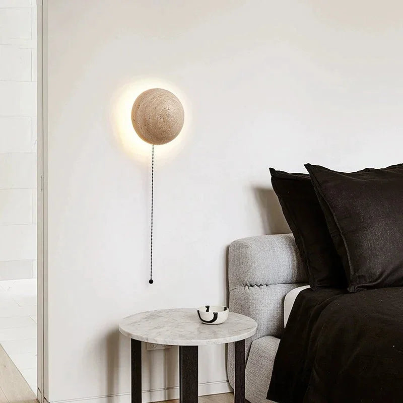 ROUND LED MARBLE WALL SCONCE | DESIGN CL852200X