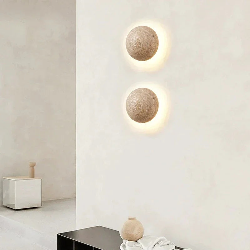ROUND LED MARBLE WALL SCONCE | DESIGN CL852200X