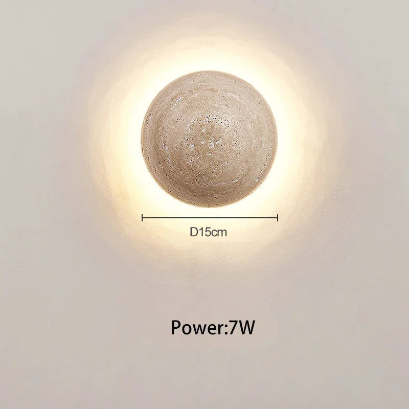 ROUND LED MARBLE WALL SCONCE | DESIGN CL852200X