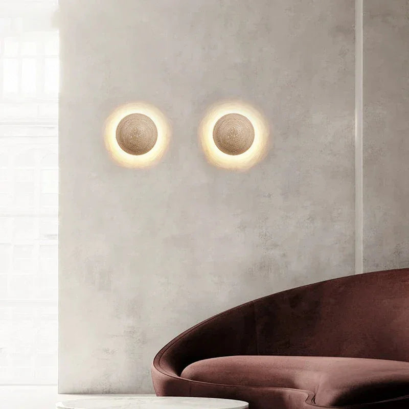 ROUND LED MARBLE WALL SCONCE | DESIGN CL852200X