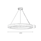 ROUND MARBLE CHANDELIER | CLVC0210