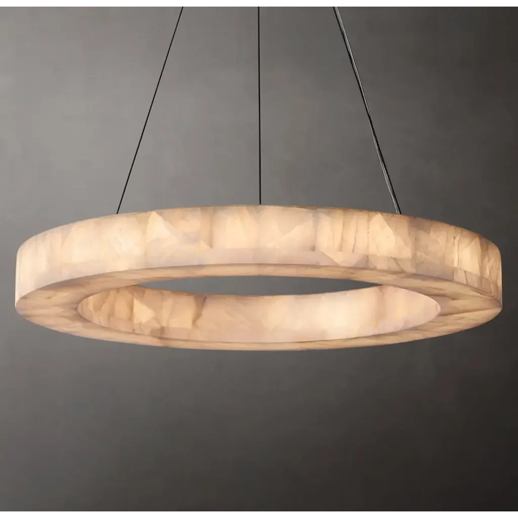 ROUND MARBLE CHANDELIER | CLVC0210