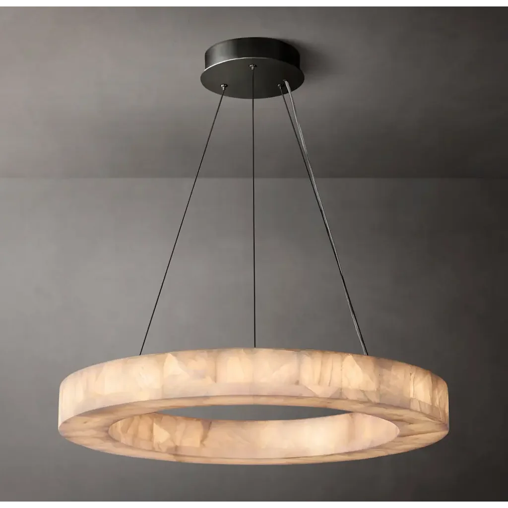 ROUND MARBLE CHANDELIER | CLVC0210