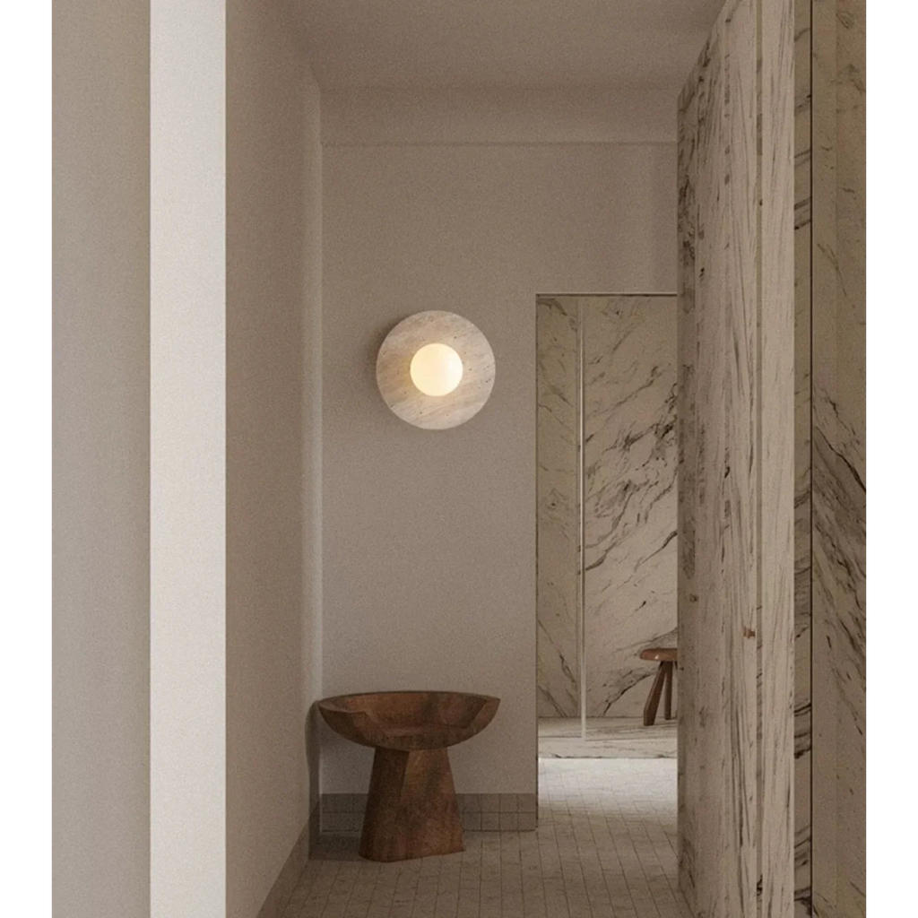ROUND MARBLE WALL LAMP | CLZL6932