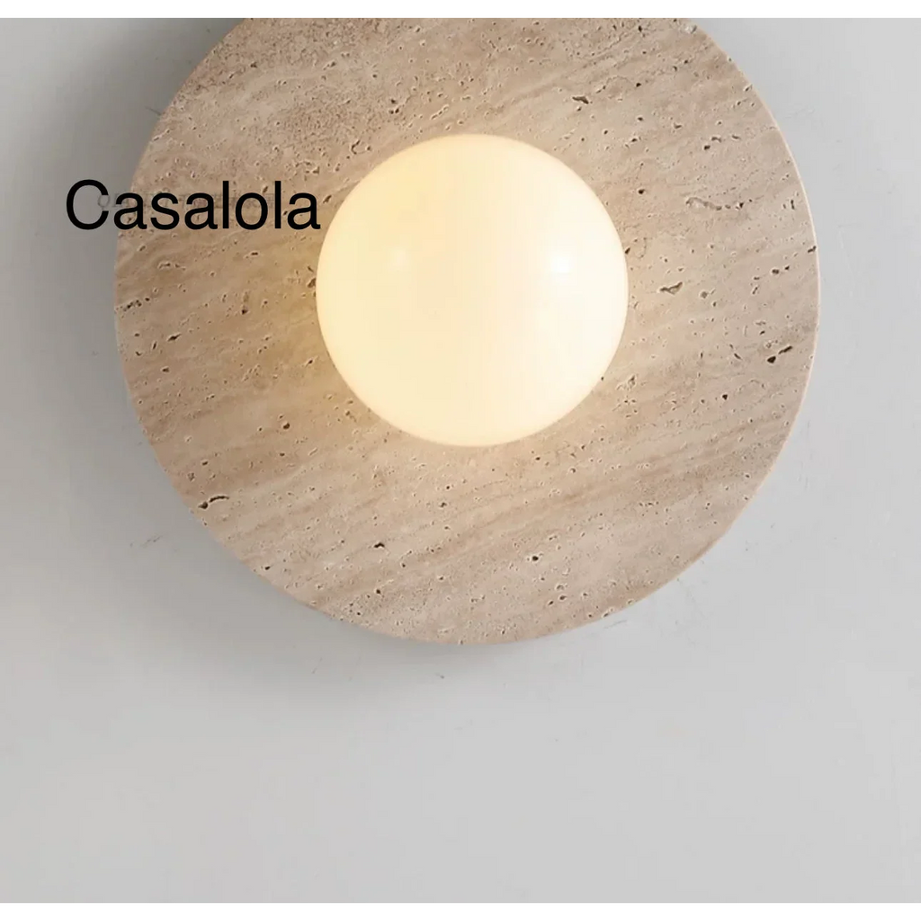 ROUND MARBLE WALL LAMP | CLZL6932