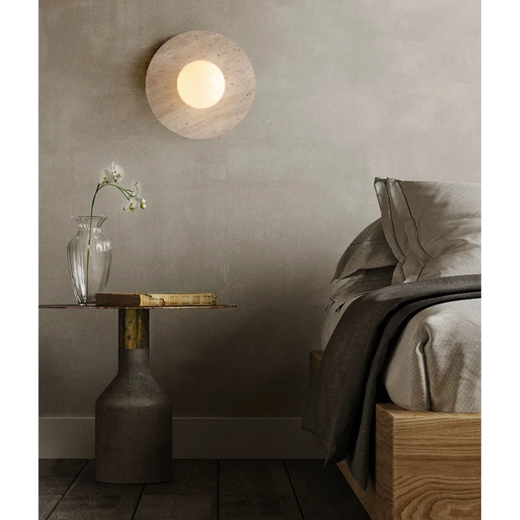 ROUND MARBLE WALL LAMP | CLZL6932