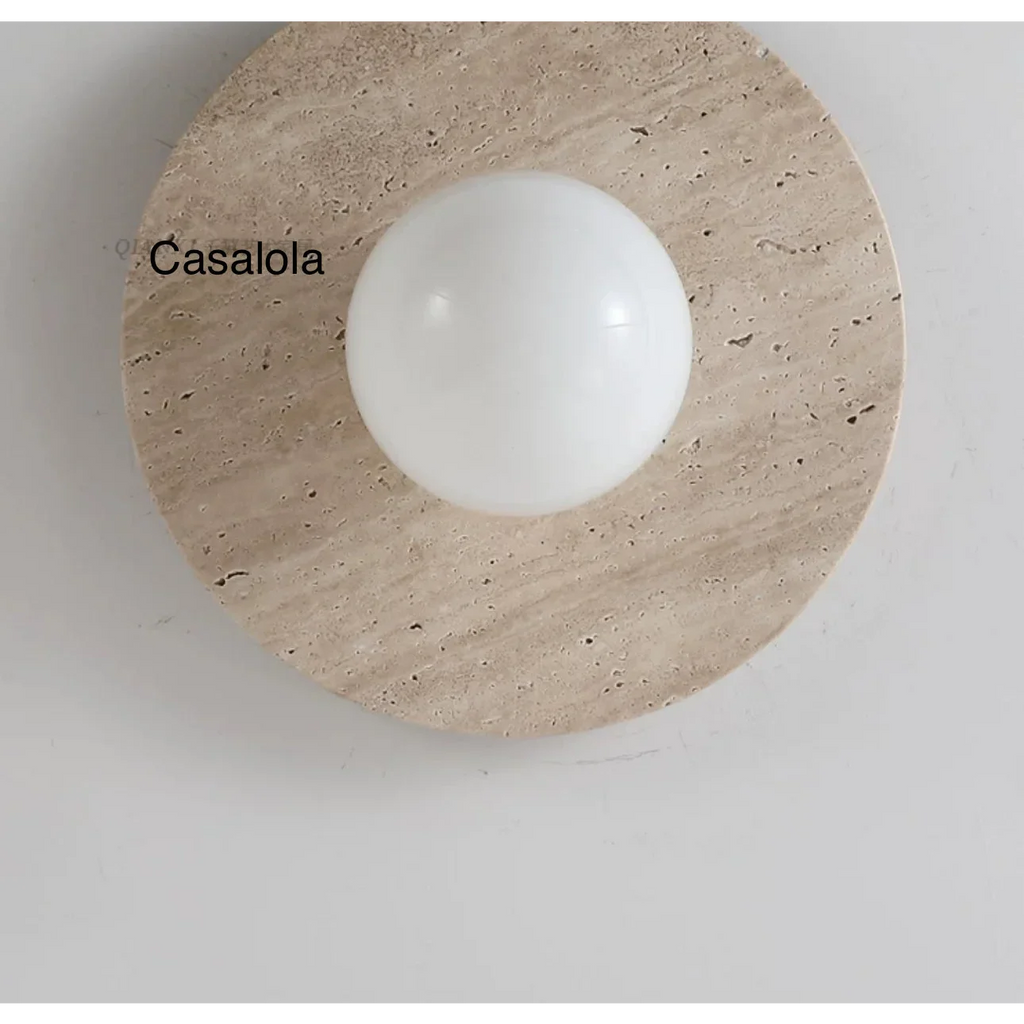 ROUND MARBLE WALL LAMP | CLZL6932
