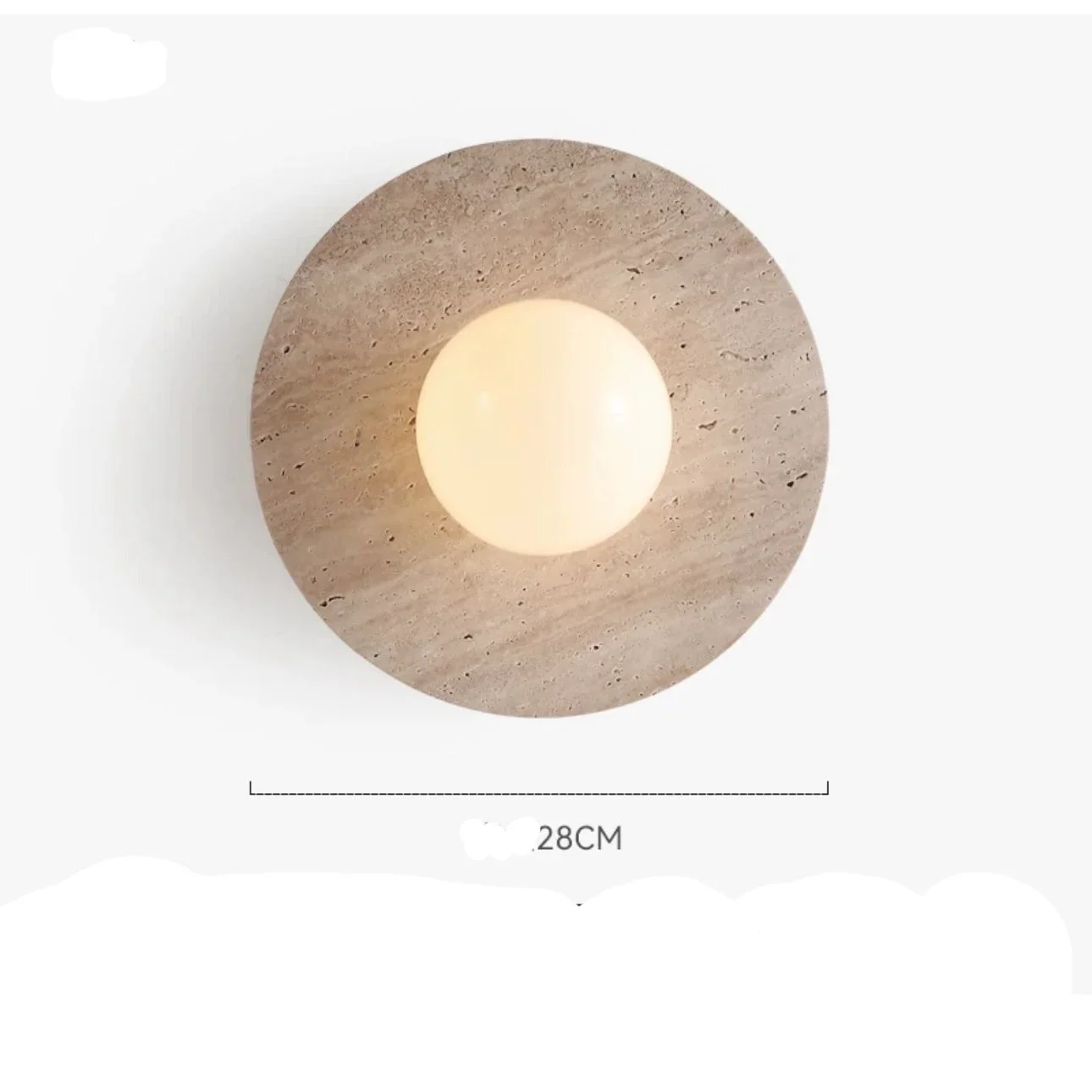 ROUND MARBLE WALL LAMP | CLZL6932