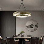 ROUND VINTAGE ALABASTER CHANDELIER | clbxzq04s