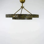 ROUND VINTAGE ALABASTER CHANDELIER | clbxzq04s